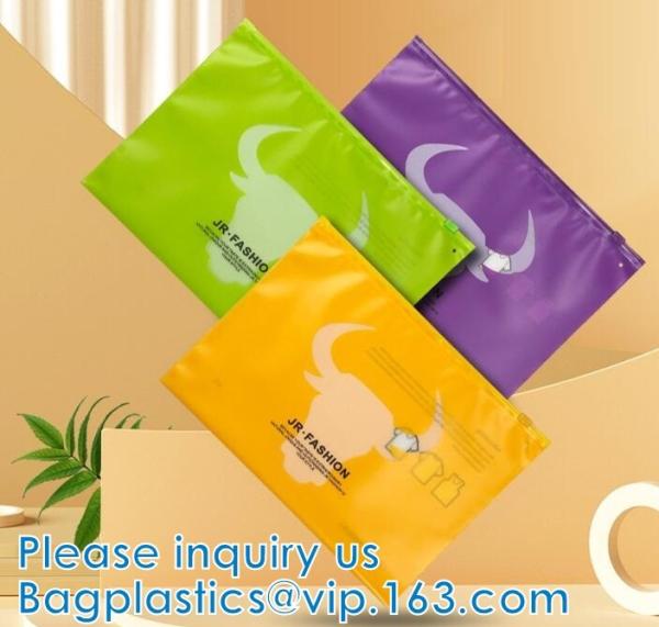 Zipper Top Apparel Bags, Clothing, Shoes, Underwear, Garment. Bikini Swimwear Packing Bag. EVA Slide Bags