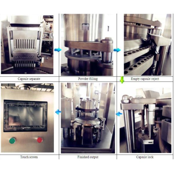 Небольшая фармацевтическая машина завалки капсулы с нержавеющей сталью