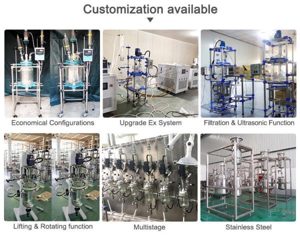 Nutsche Filter Crystallization Equipment Ultrasonic Cbd Crystallization Reactor