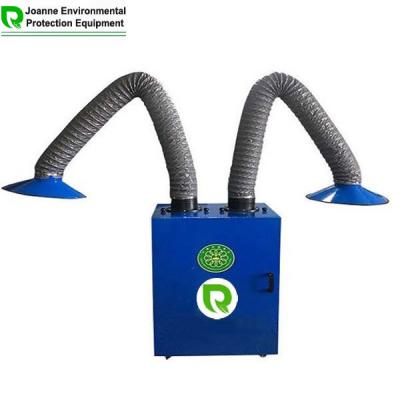 3000m3/H Mobile Welding Extractor System / Weld Fume Collection Double Arm For 2 Welding Booths