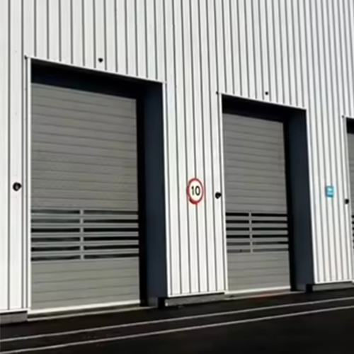 Industrial Spiral High Speed Door Waterproof Custom For Industrial Park Passageways