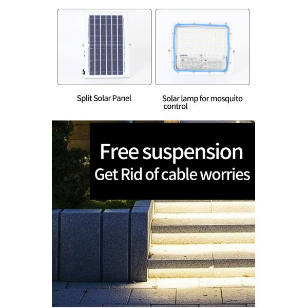 Outdoor Led Solar Mosquito Lamp Insect Repellent Solar Lights 50W 190x153x50mm