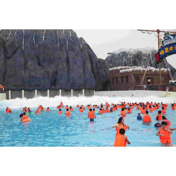 Equipo de la piscina de la onda del parque del agua de la familia, máquina de los productos del parque de la aguamarina de la fibra de vidrio