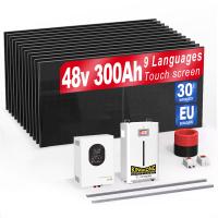 10 12 15Kw batteries solaires électricité électrique domestique système de stockage d'énergie avec Lifepo4 batterie