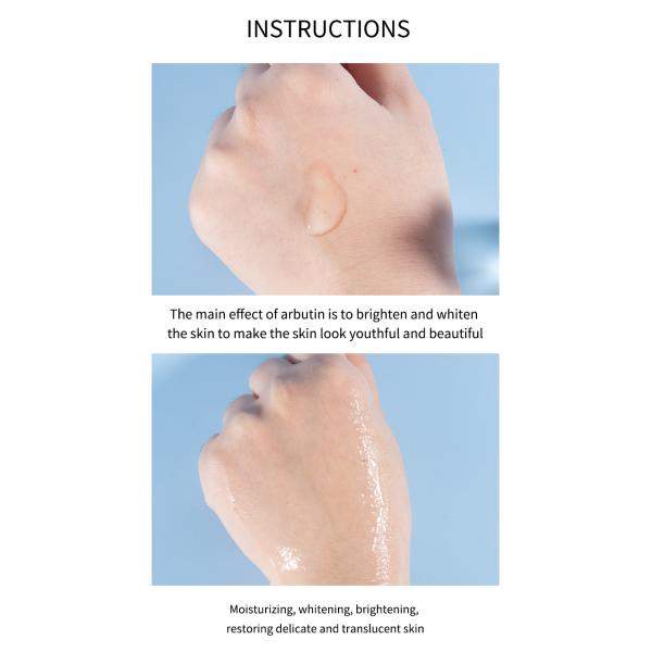 Private Label Arbutin Whitening Moisturizer Brightening Skin Care Facial Serum Korea