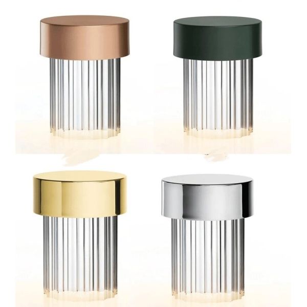 Table Lamp Retro Bar USB Rechargeable LED Table Lamp Portable Restaurant Decorative Night Lights