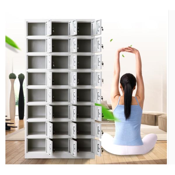 450mm Depth 1850mm Height Stainless Steel 18 Door Lockers