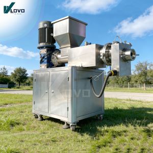 Automatic Stainless Steel Soap Extruder Machine with 100-300Kg/h Capacity and Compact Size for Industrial Soap Production