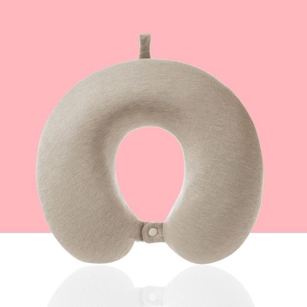 Memory Foam Travel Pillow Soft Washable Cover Head Neck Support for Airplane Travel