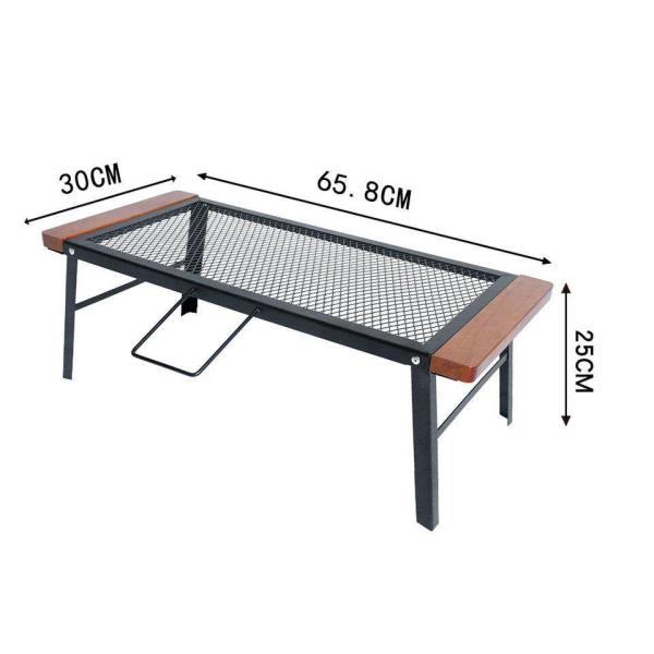 Park Anti Scalding Portable Folding Camping Table 25cm Height Folding Barbecue