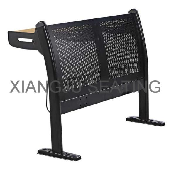 Fireproof Fixed Floor Wooden School Desk And Chair College Classroom Furniture