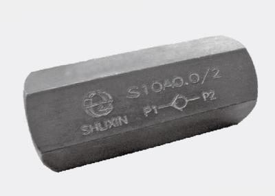 Cylinder Hydraulic Inline Check Valve S Type NPTF 315Bar 600L/Min NG6-10 G Thread SAE C.S/SS