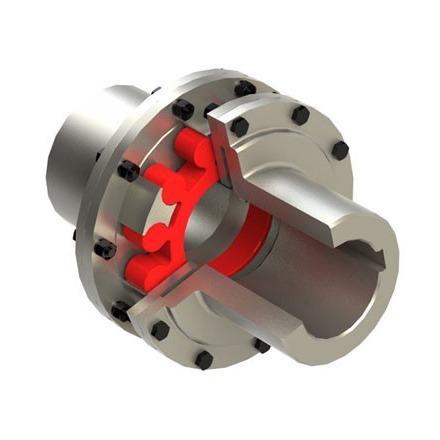 Single Flange Flexible Jaw Coupling Elastic Rubber Shaft Coupling LMD (MLZ)