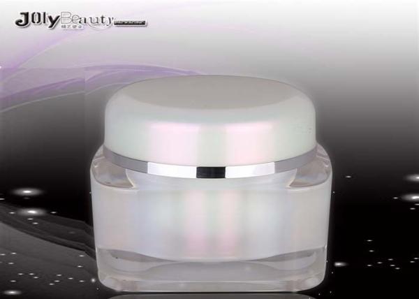 15ml Cream PMMA Plastic Cosmetic Jars With Lids Jet Molding