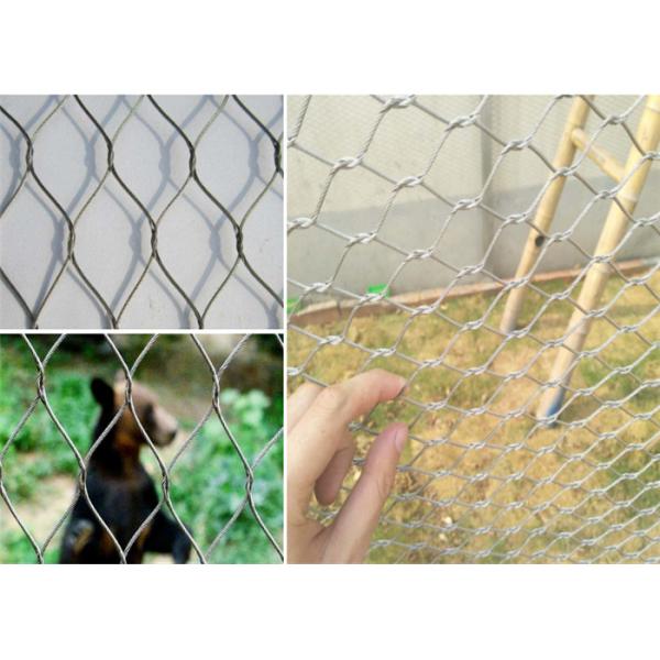 Weave Type 10m Length Stainless Steel Cable Mesh Ss316 For Zoo