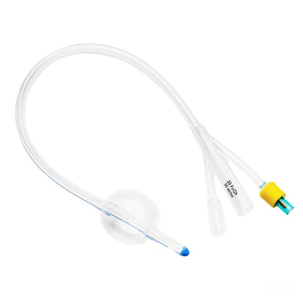 Розничные цены Медицинские расходные материалы одноразовые 100% Силикон 3-сторонний Стерильный Foley Катетер Поставщик