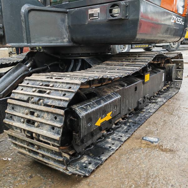 Used Doosan Mini Excavator  Dx55 Second Hand Mini Digger Original Color