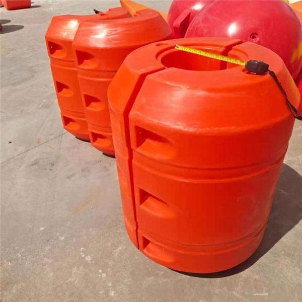 Floatador de manguera de dragado de HDPE, floatadores de tuberías de dragado resistentes a los rayos UV