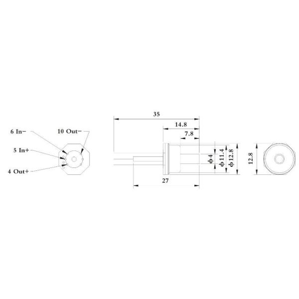10kpa Good Stability Silicon Pressure Sensor for Dry Non-Corrosive Gas Pressure Sensor Measurement