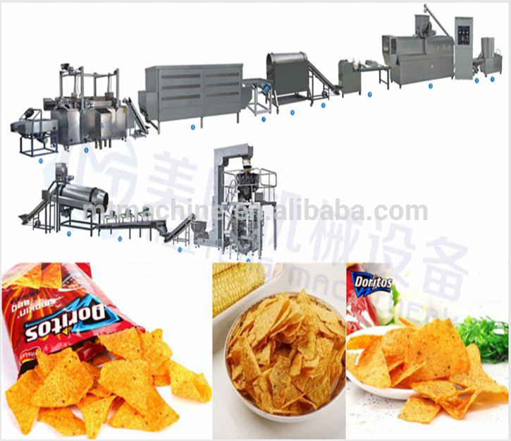технологическая линия MT65 MT70 70C обломоков Tortilla мозоли 150kg/H