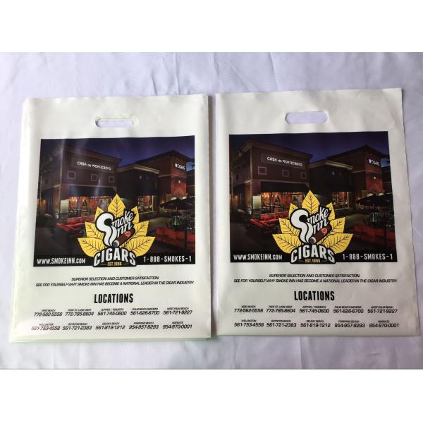 Товар умирает полиэтиленовые пакеты логотипа сумок ручки отрезка изготовленным на заказ персонализированные печатанием