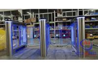 Porte à faible bruit de barrière de tourniquet de réinitialisation automatique de gymnase de contrôle d'accès de porte de tourniquet de RFID