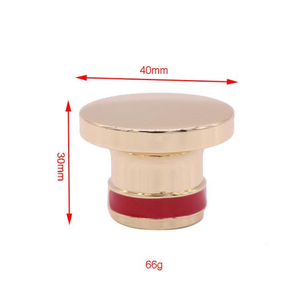 Zinc Alloy Gold Crown Perfume Bottle Caps Custom Luxury Decorative