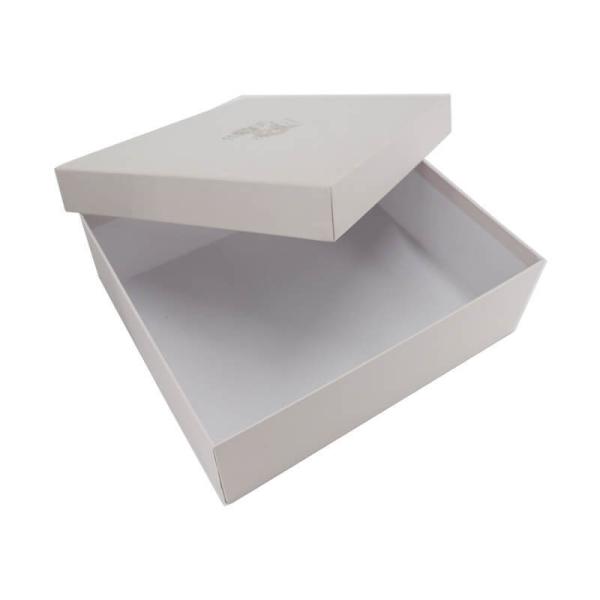 Custom Order Accepted White Organic Skin Care Set Cardboard Packaging Box for Dress