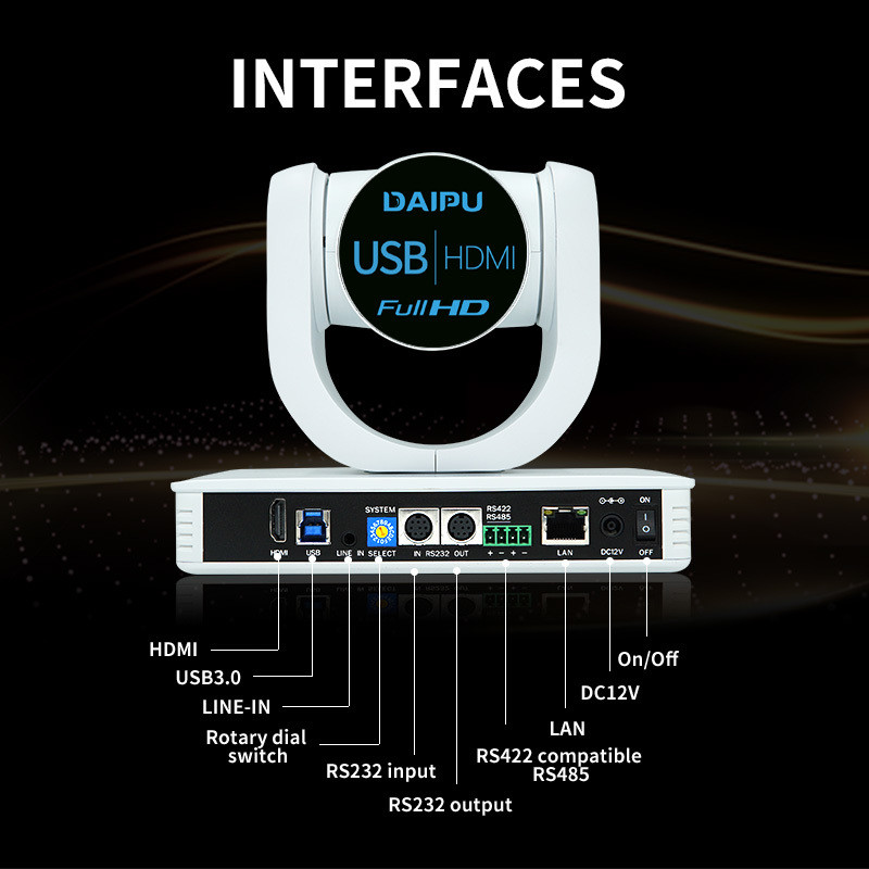 DAIPU PTC-Q10 OEM ODM 1080P 12X Optic HD Video Live Streaming System for Social Media