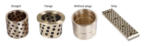 C86300 Manganese Bronze Graphite Oilless Standard Bronze Bushing Component