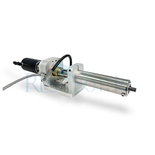 Ultrasonic soldering bonds glass titanium stainless steel ceramics