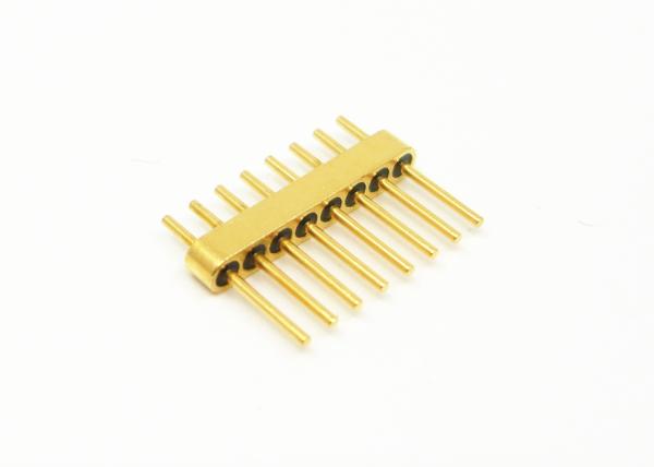 O ouro chapeou o multi vidro hermético da liga 4J29 de Kovar do conector de Pin para metal selos