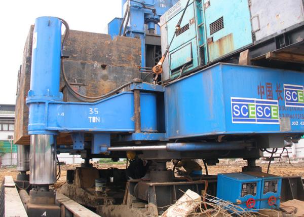 High Performance Hydraulic Pile Foundation Equipment No Noise No Vibration