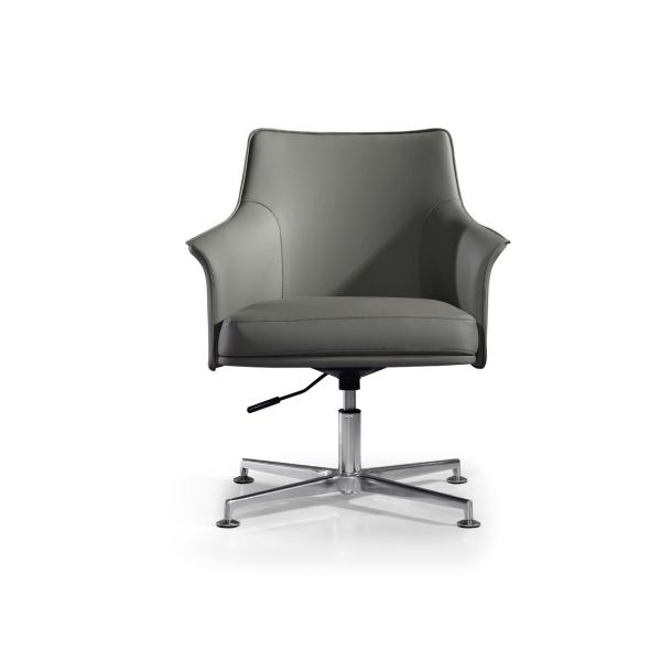 PU Leather Reclining Executive Office Chair Knee Tilt Chair