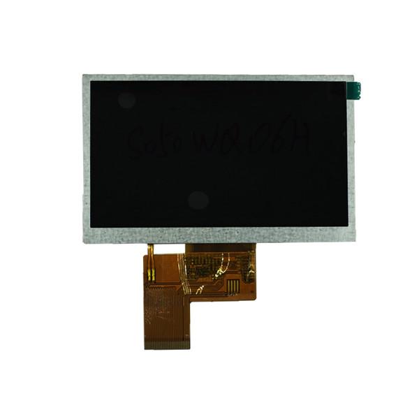 o brilho alto LCD de 800x480 LVDS indica TFT lêndeas industriais de 5,0 polegadas 100