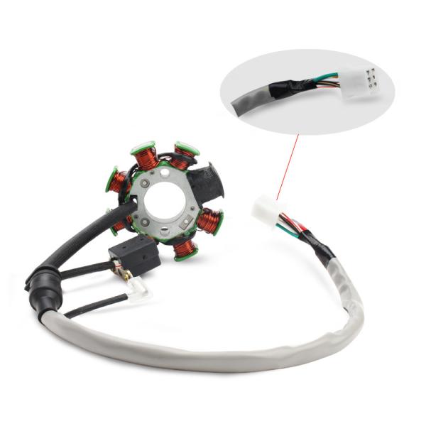 Peças de motocicletas bobina de estator de gerador magnético adequado para BM150 YAYE Acessórios de motor de motocicletas