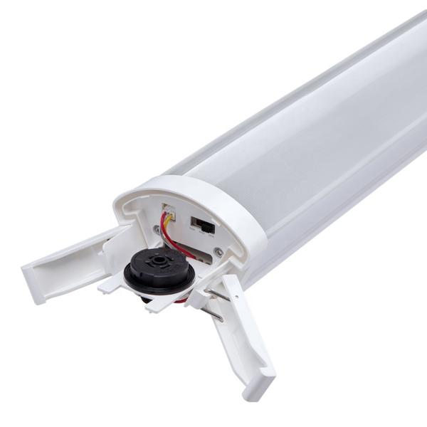IP65 Waterproof Triproof LED Batten Light with 50000 Hours Lifespan and Dimmable Function for Commercial Use