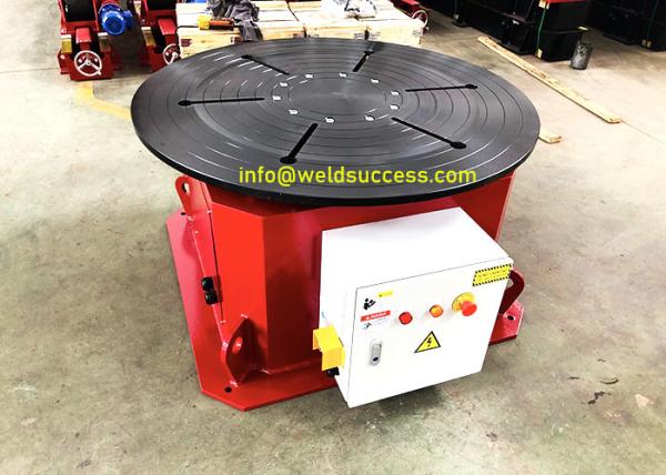 0.1-3rpm Robotic Welding Turntable , Single Axis Welding Positioning Equipment