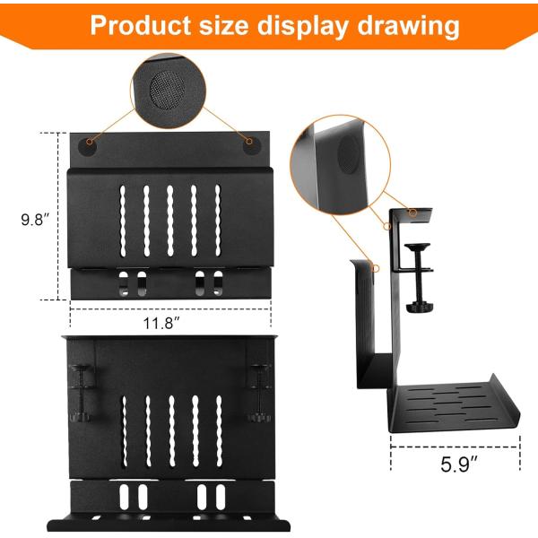 ISO9001 Rohs CE под настольным ноутбуком с кабельным треем и стальной конструкцией