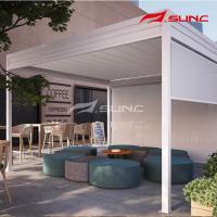 Impermeable retractable ligero llevado del toldo del tejado con las sombras del rodillo