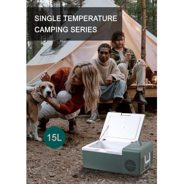 R134a/R600a réfrigérant 15L AC-DC 12V 240V réfrigérateur portable mini solaire pour camping