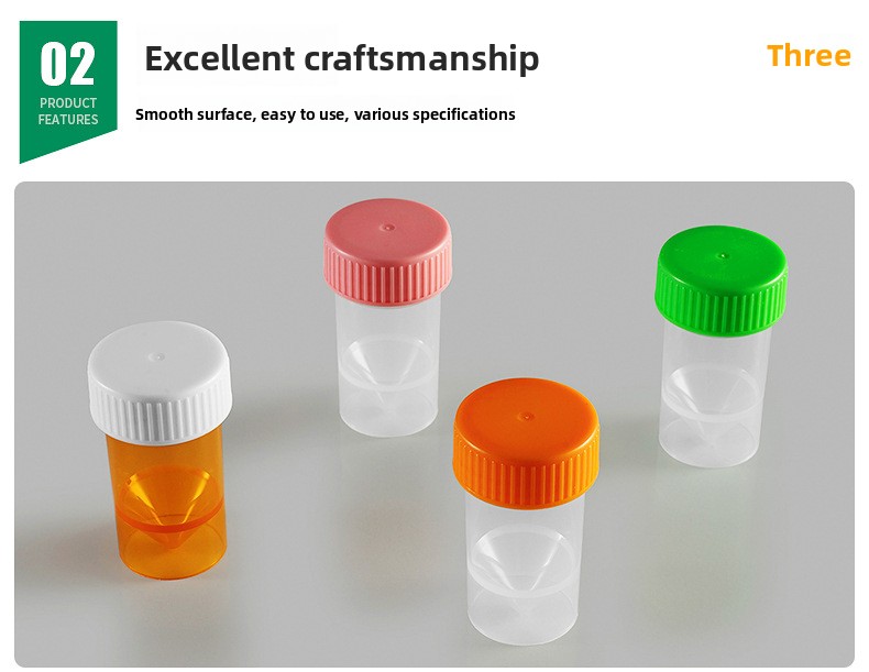 10ml 15ml 50ml Lab Sterile High Speed Self Standing Conical Plastic Centrifuge Tube Cryo Size