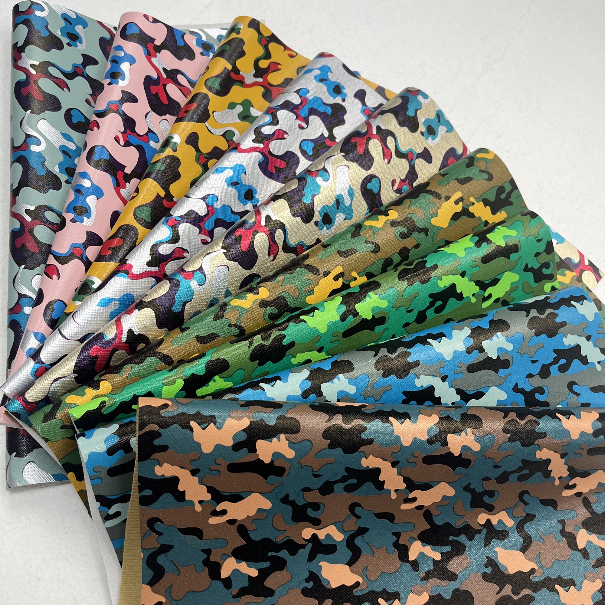 Pu Microfiber Suede Perforated Synthetic Leather Fabric PU Leather for Bags