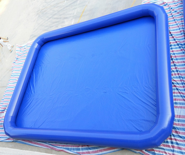 Commercial Children Inflatable Water Pool 7m x 9m For Backyard Blow Up Water Park