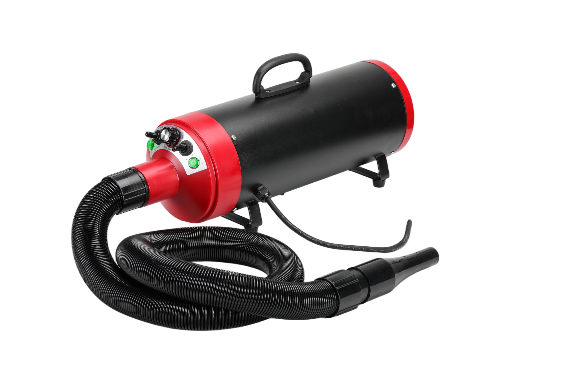 Secador de pelo para perros con seguridad, velocidades ajustables, secador de pelo para aseo canino, 240V 2400W