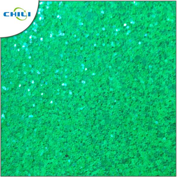 Shoe Lining Glitter Leather Fabric Long Durability 0.8 Pu 0.9±0.15mm Thick