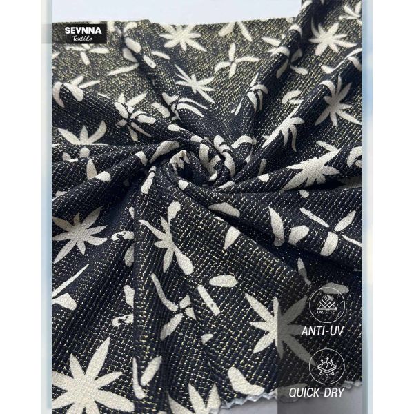 Quick Drying Chlorine Resistant Lightweight 170gsm Eco Friendly Swimwear Fabric for Sustainable Swimwear