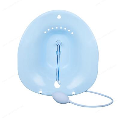 Folding Toilet Sitz Bath Toilet Seat Perineal Soaking Bath for Postpartum Care, Hemorrhoid Treatment Yoni Steam Soothes