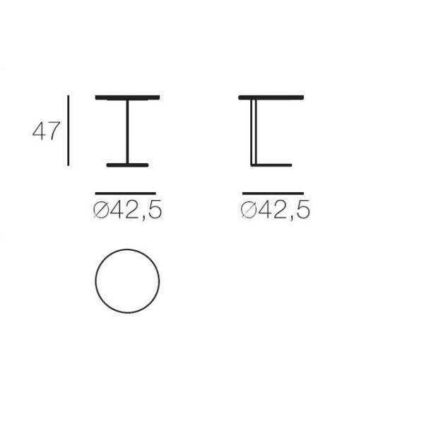 Flexible C Table Sofa Chair White Marble Finish Iron Base Side Table