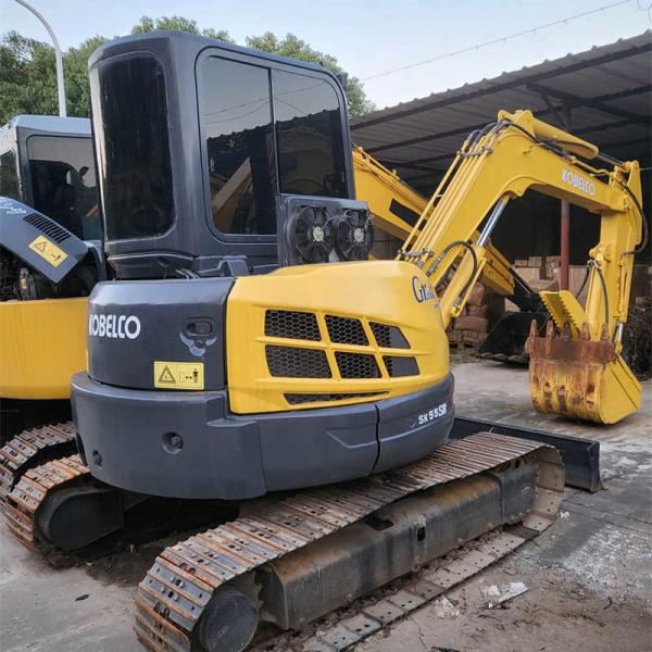Secondhand 5.5t Excavator Equipment Kobelco Sk55 Digger Machinery